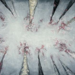 Berken sneeuw | olieverf op canvas | 60x100cm